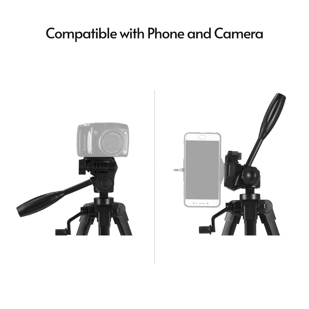 Chân máy ảnh DSRL SRL Gấp Di động  đế Nhôm Hợp kim Max. Chiều cao tối đa 1,5m