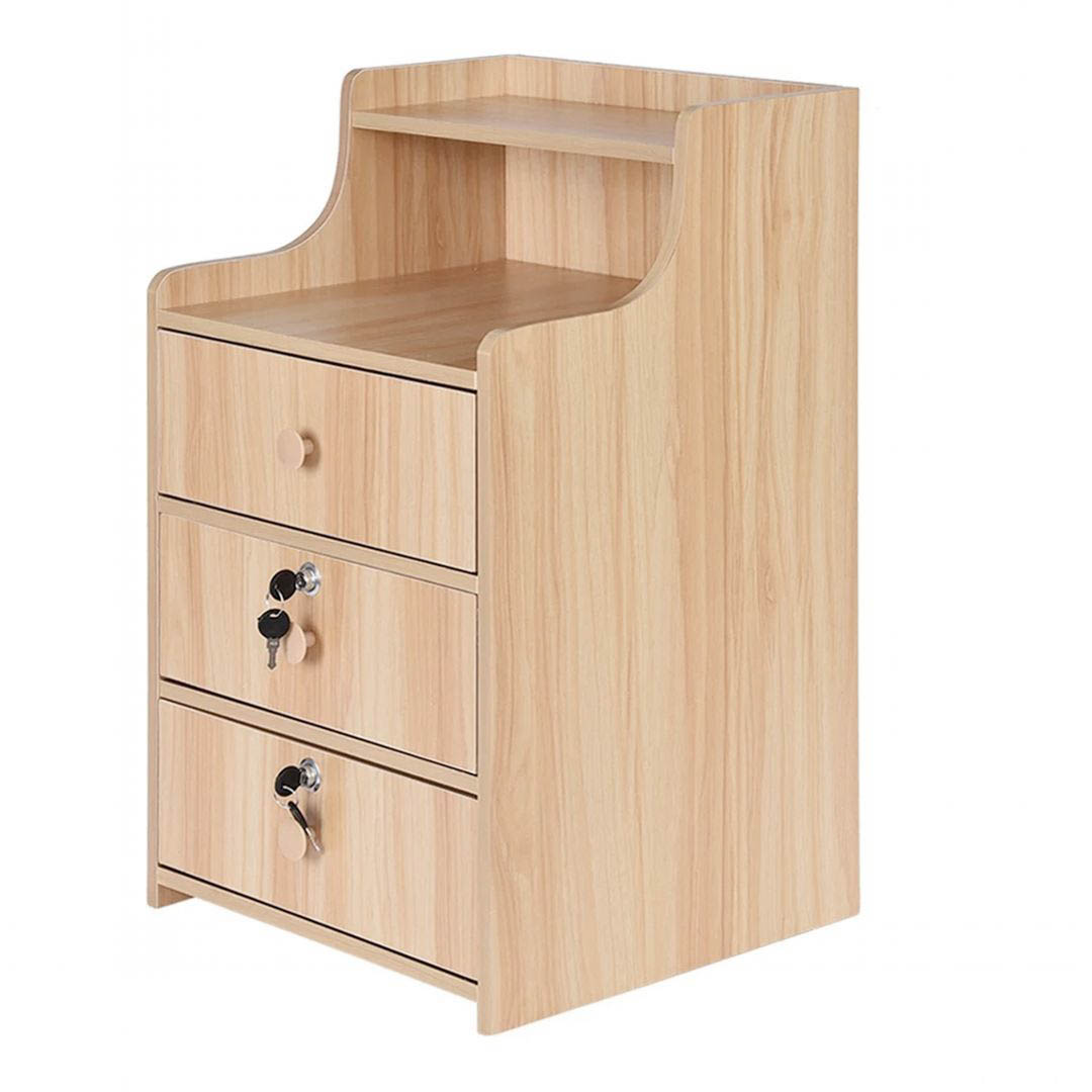Kệ gỗ đầu giường hiện đại SMLIFE Nachmo | Gỗ MDF dày 17mm chống ẩm | D40xR34xC60cm