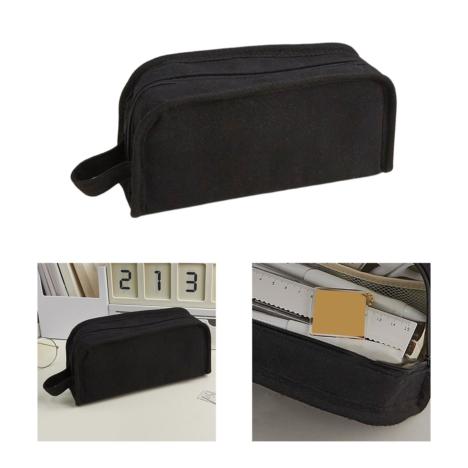 Wide Opening Pencil Pen Case, Large Capacity Zipper Pencil Pouch, Pencil Bag School Supplies for Girls, Stationery Organizer Marker Pouch Makeup Bag