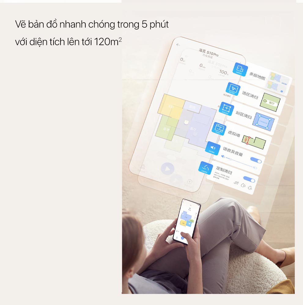 Robot Hút Bụi Lau Nhà Dreame L30s Ultra Xòe Giẻ Giặt Sấy Giẻ Nước Nóng Khử Khuẩn Ion, Camera AI Lực Hút 11.000 Pa - Hàng Chính Hãng