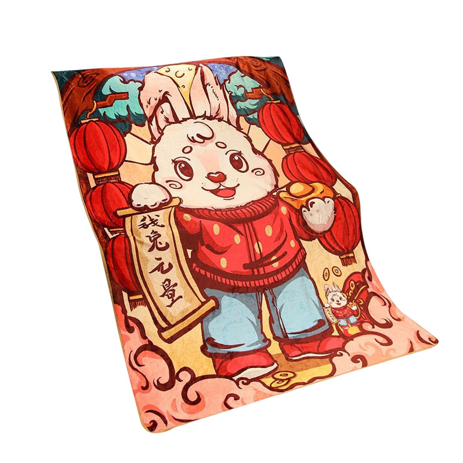 31"x43" Soft Throw Blanket Flannel Blanket for Living Room Home Decoration