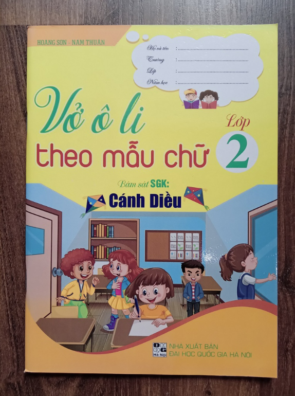 Sách - Vở Ô Li Theo Mẫu Chữ Lớp 2