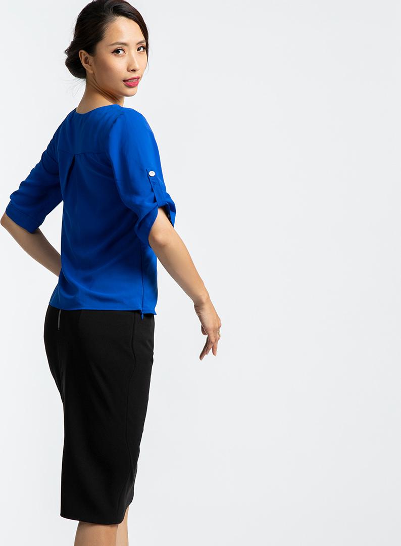 Áo Cổ Lật Hity TOP101 (Xanh Midnight)