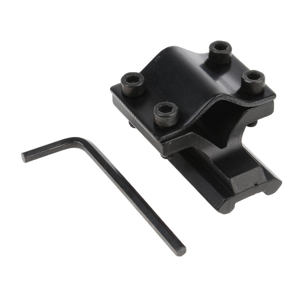 2X Universal Rail Picatinny Weaver Mount Bracket for Scope Flashlight B