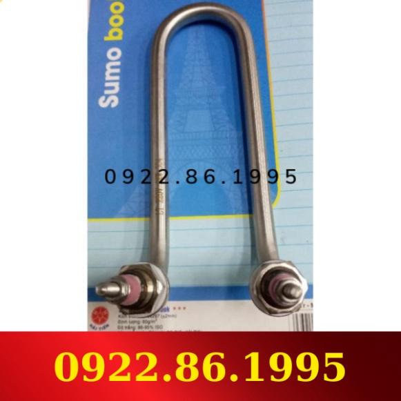 Thanh điện trở , thanh maiso nồi hơi , nồi cháo , nồi nấu đậu , còng nhiệt chữ U chân quỳ 2kw 220v 20cm hàng nhập