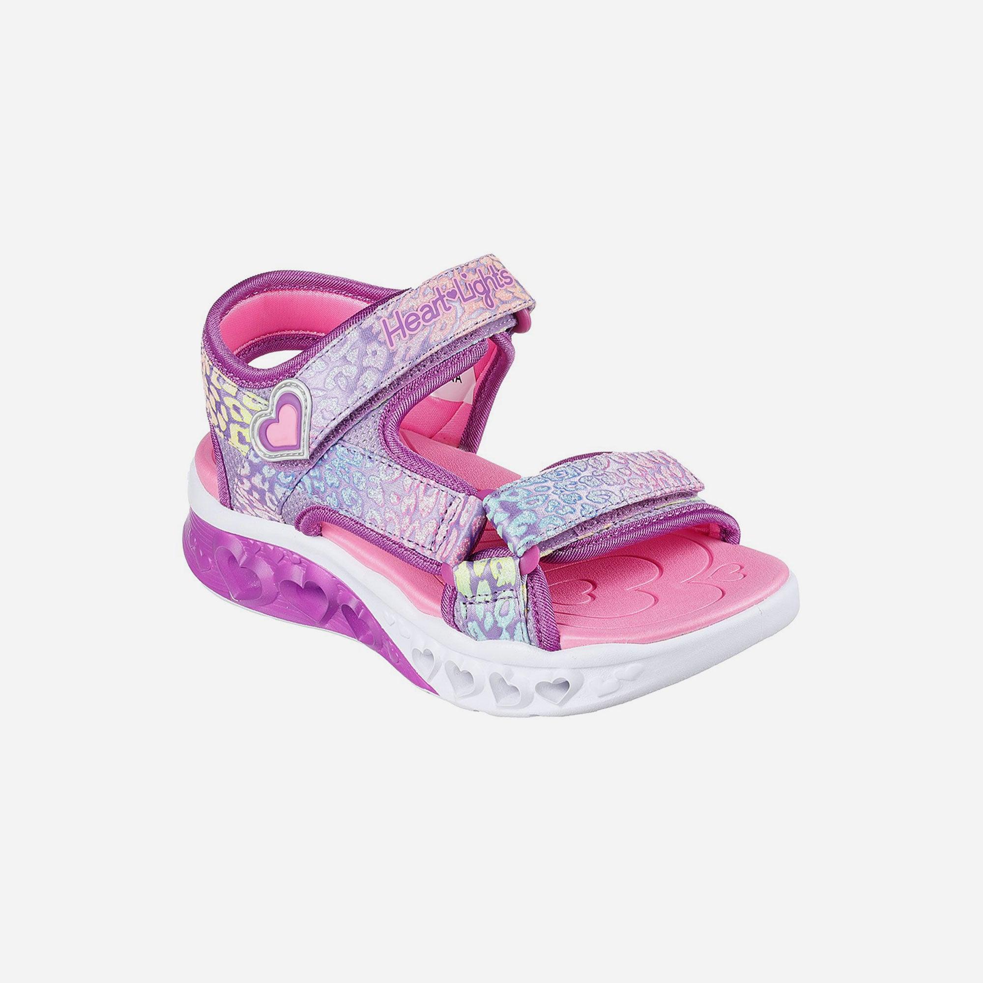 Giày sandal bé gái Skechers Flutter Hearts - 302967L-LVMT