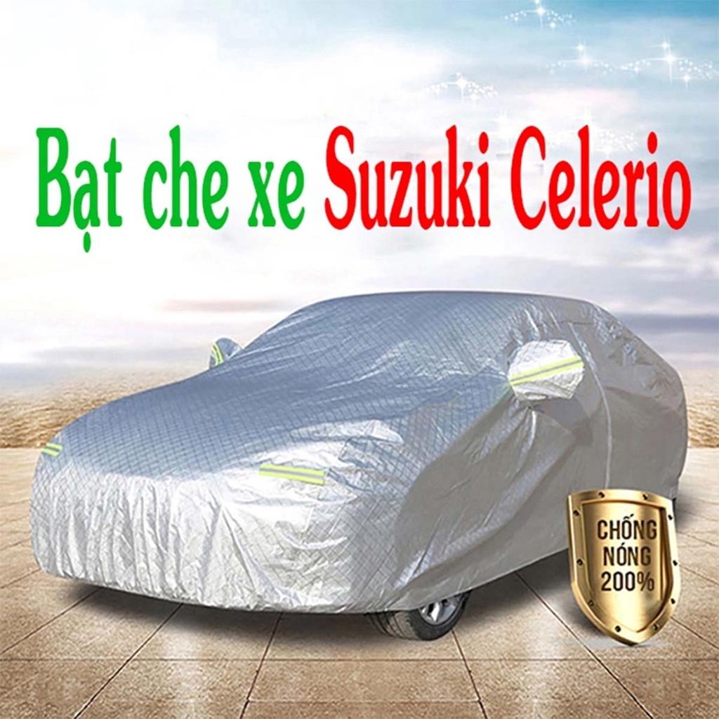 Bạt Phủ Xe Ô Tô Suzuki Celerio - Bạt Phủ Ô Tô 5 Chỗ 3 Lớp Cao Cấp Chống Mưa, Chống Nắng, Chống Cháy Loại 1