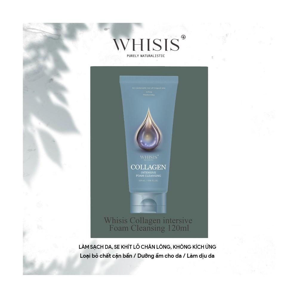 Sữa rửa mặt chống lão hóa cung cấp collagen chuyên sâu Whisis dung tích 120ml