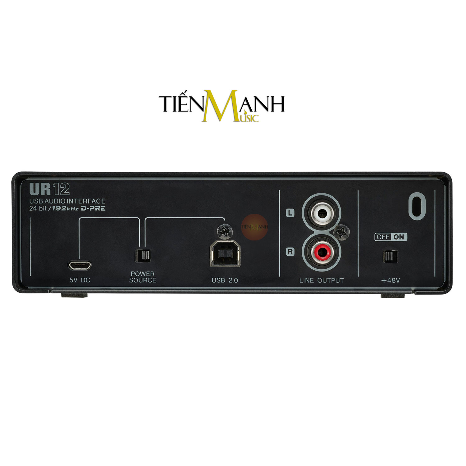 Soundcard Steinberg UR12 - Sound Card Bộ Thu Âm Thanh và Livestream USB Audio Interface UR12B Hàng Chính Hãng - Kèm Móng Gẩy DreamMaker