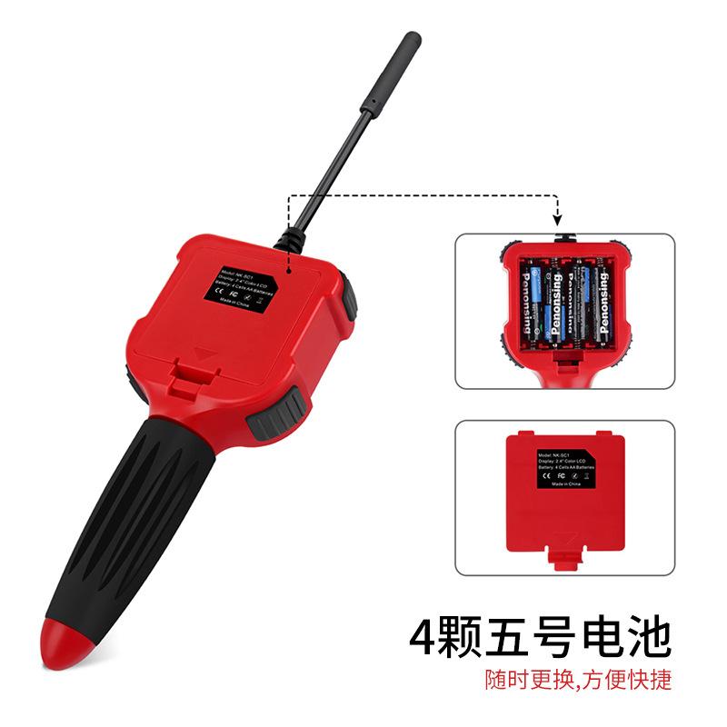 Phong cách mới nhất và sản phẩm mới máy nội soi xi lanh động cơ đường ống 5.5mm kiểm tra thùng dầu máy ảnh với màn hình nội soi không thấm nước 1M