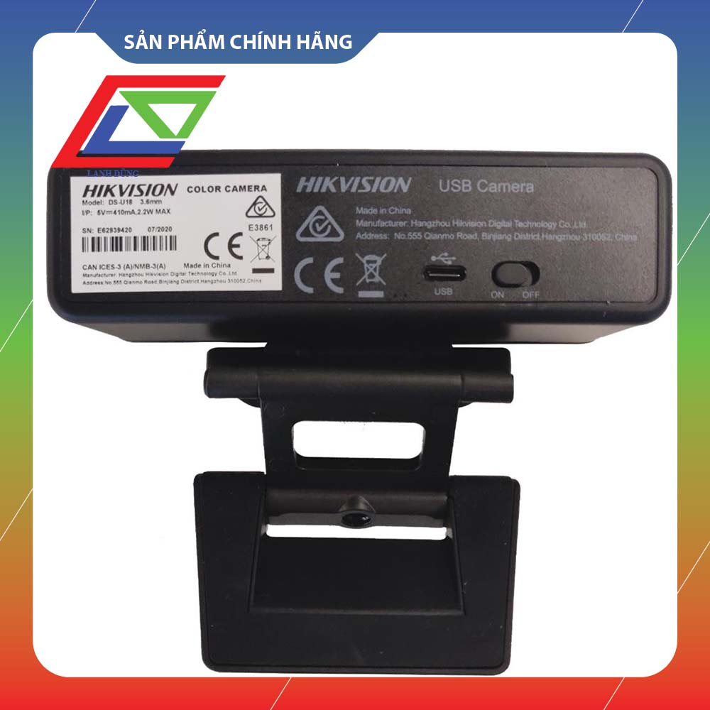 Webcam Hikvision DS-U18 4K - Hàng chính hãng