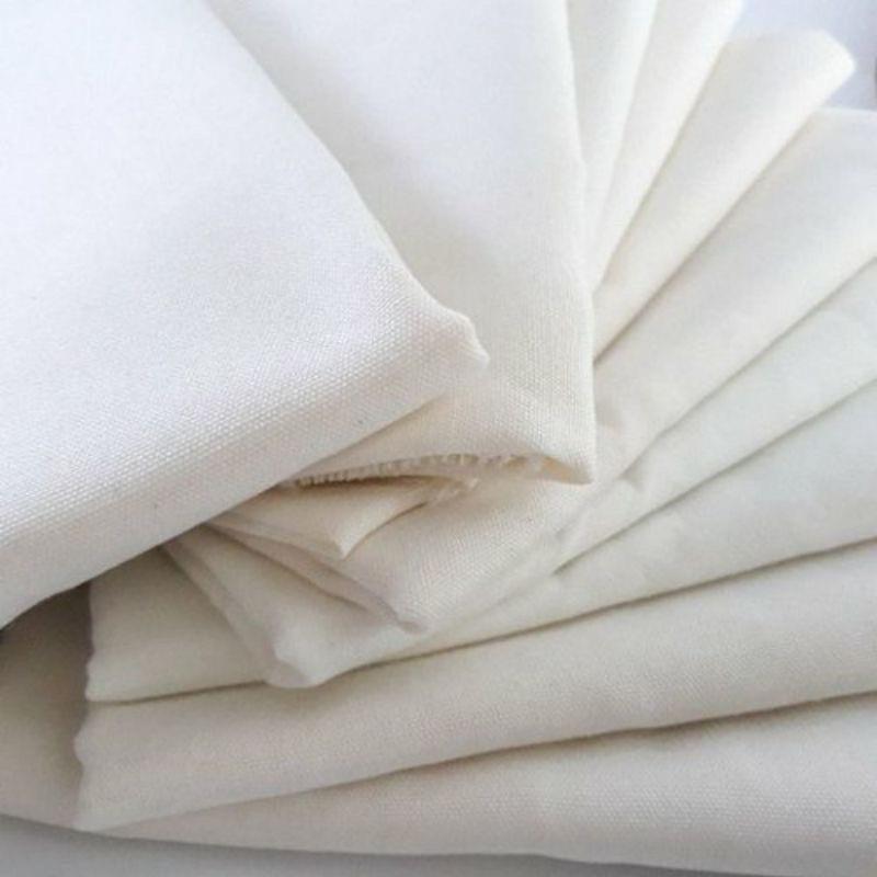 Combo Vải Bố Vải Canvas Trang Trí Trắng Trơn