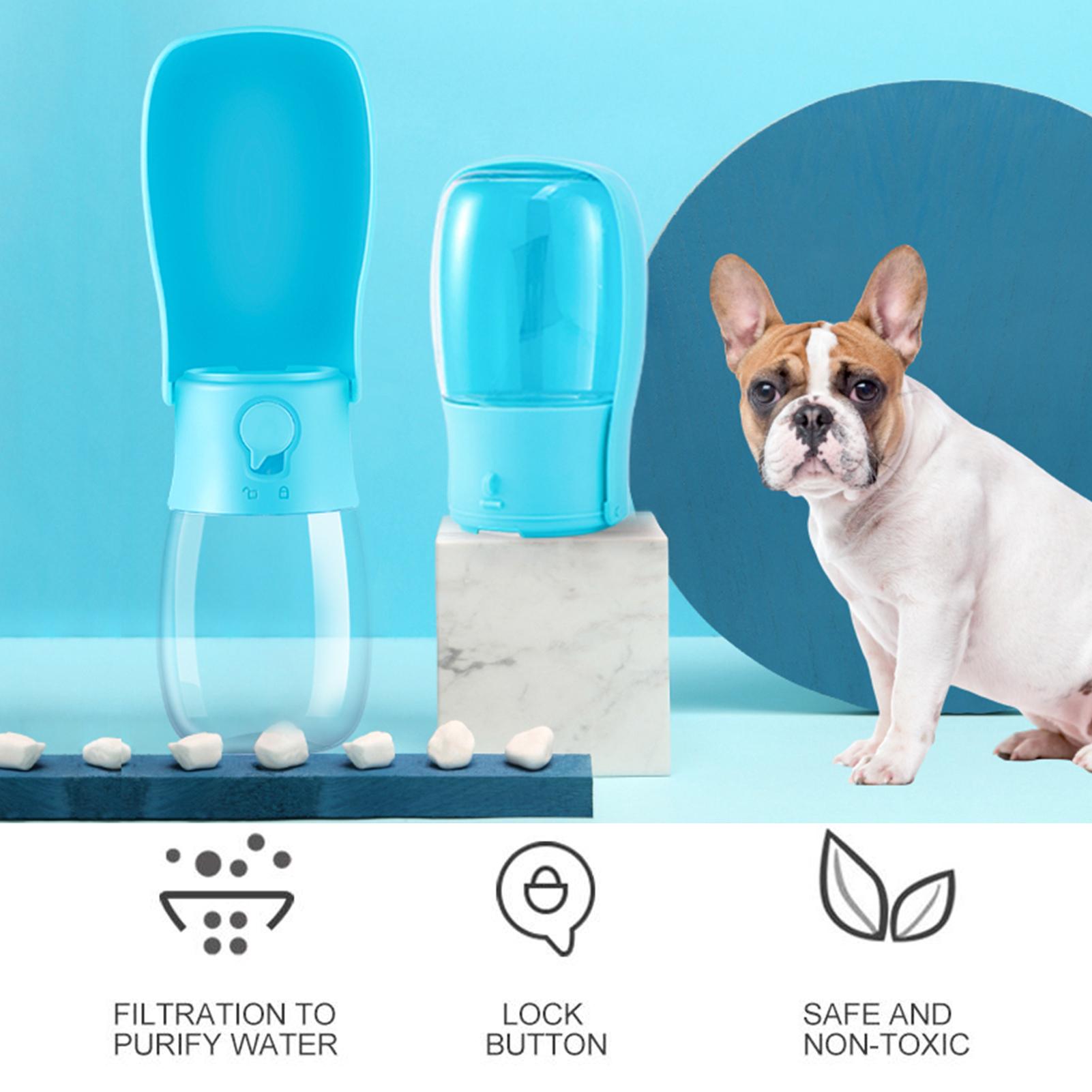 Máy lọc nước cho thú cưng có thể gập lại di động 280mL