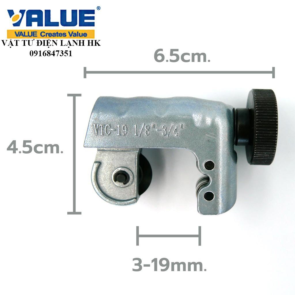 Dao cắt ống đồng Mini Value VTC-19 (1/8&quot;-3/4&quot;)