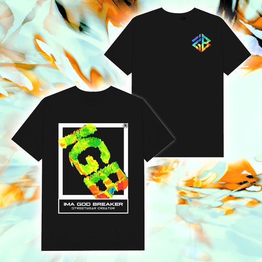 Áo Thun Unisex Form Rộng Graffiti Xanh Lá iMA God Breaker Local Brand