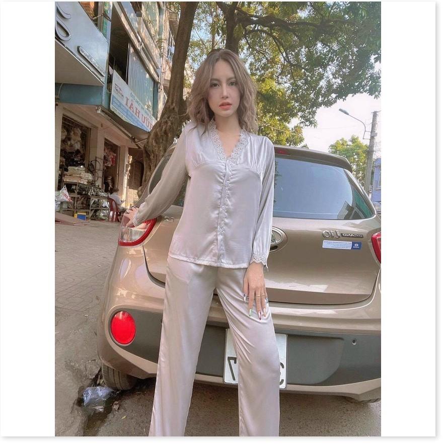 SET PIZAMA MẶC NHÀ NỮ SIÊU XINH , QUẦN DÀI ÁO DÀI SIÊU ĐẸP THỜI TRANG KING FASHION
