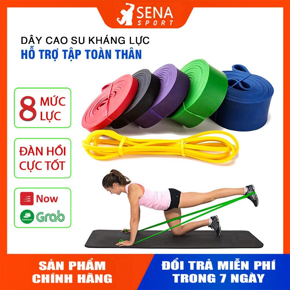 Dây Cao Su kháng lực Powerband Hỗ Trợ Tập Gym Toàn Thân Cực bền
