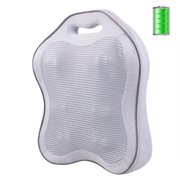 Gối Massage Hồng Ngoại VPG21- Gối Massage Lưng Cổ Cột Sống Bản Nâng Cấp Mát xa Toàn Lưng Bằng Bi Massage Hồng Ngoại Phiên Bản Dùng Pin Và Dùng Điện - Máy Massage