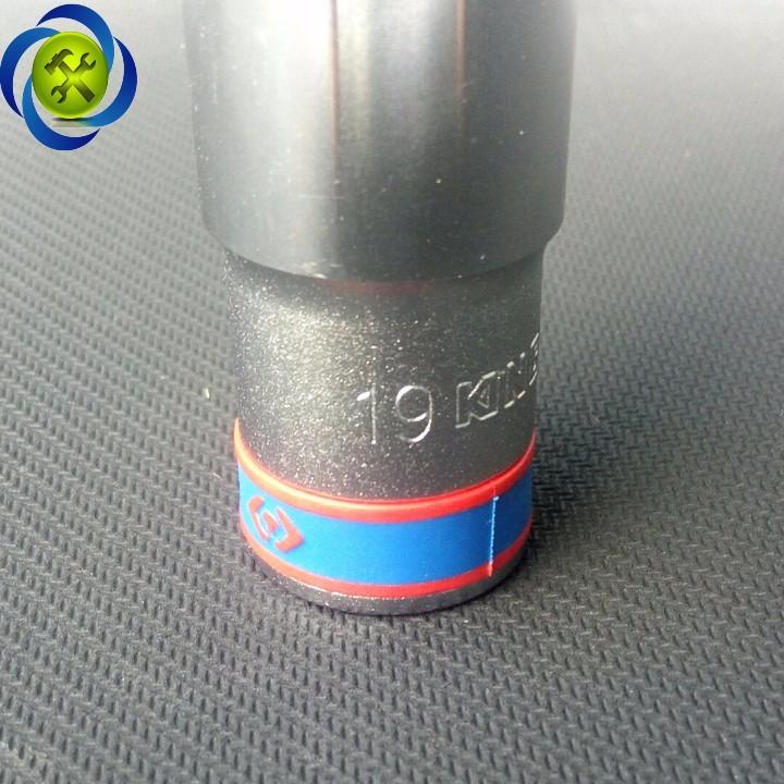 Tuýp 19mm 1/2 Kingtony 423519M loại dài 6 cạnh màu trắng
