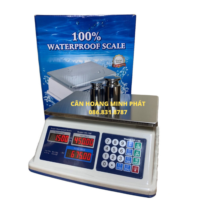 Cân Điện Tử tính tiền chống nước TAIWAN 30Kg ACS130
