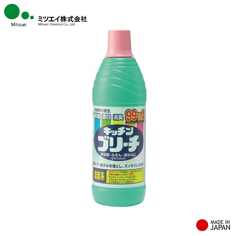 Nước tẩy đa năng nhà bếp Mitsuei Bleach hàng nội địa Nhật Bản (Made in Japan)