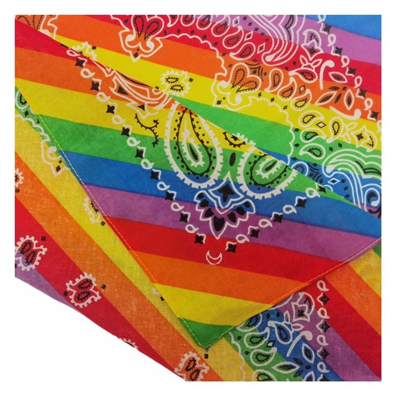 Khăn bandana cotton 7 màu size 55x55cm - Maben