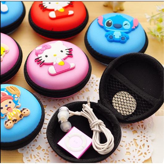 Hộp Đựng Tai Nghe Cáp Sạc Có Dây Không Dây Bluetooth Hoạt Hình H167
