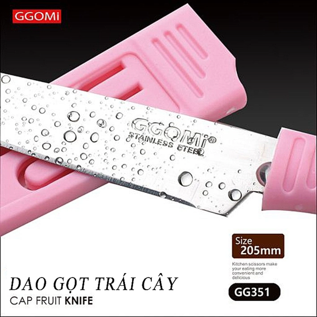 Dao Gọt Hoa Quả Có Nắp GGOMI GG351