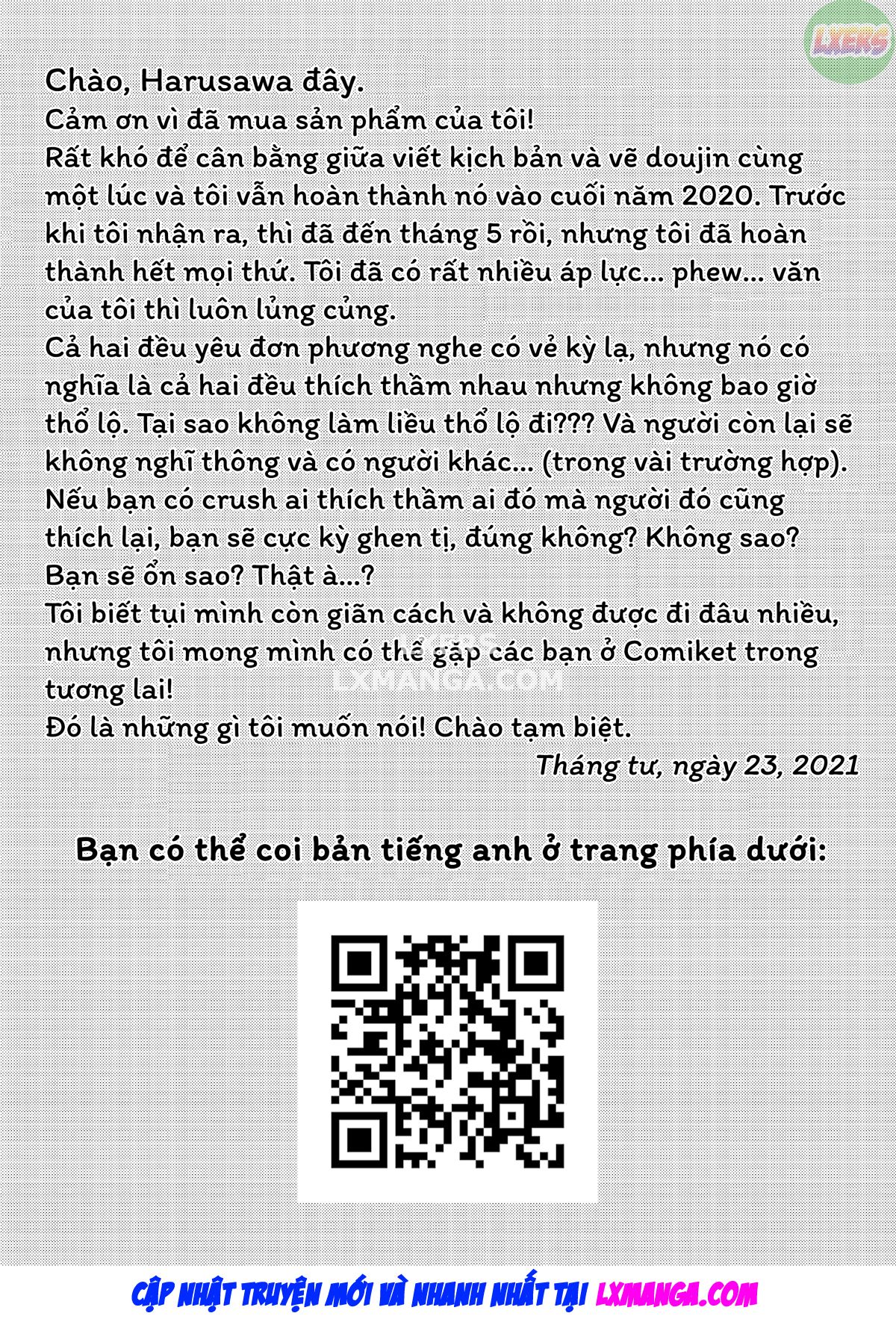 em nên thành thật hơn nữa chapter 1 21