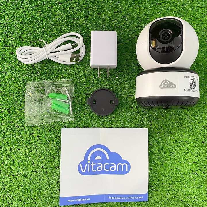 Camera IP Wifi 3.0MP VITACAM C1290 Pro, Xoay 360, chuẩn ULTRA HD - Hàng chính hãng