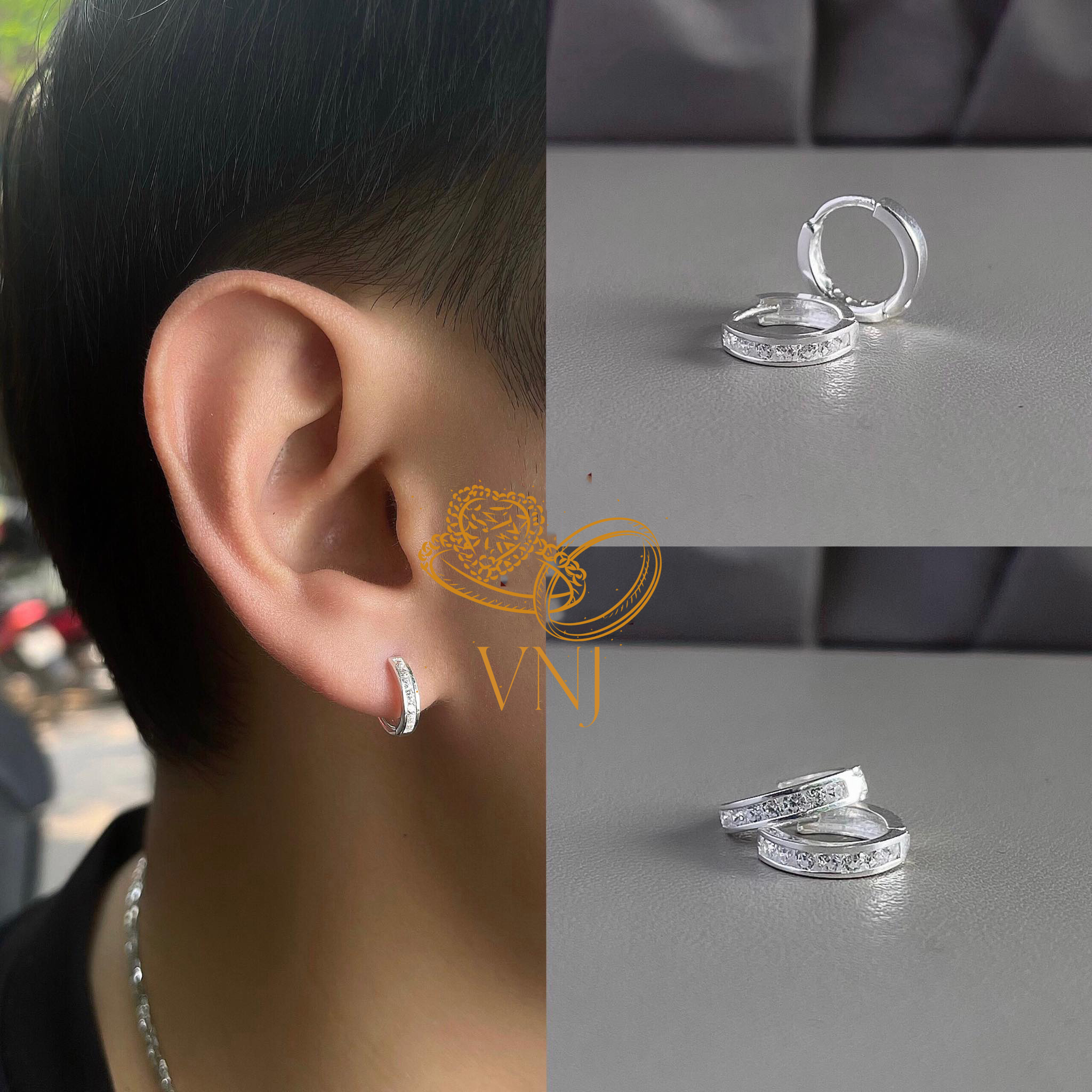 Bông tai thời trang nam nữ