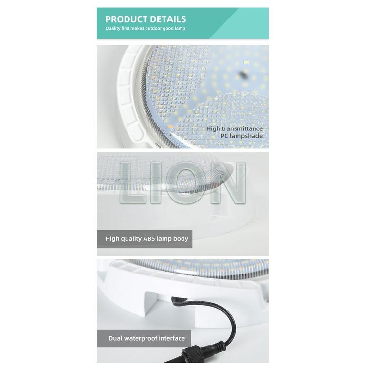 Đèn Ốp Nổi Năng Lượng Mặt Trời 36W - Đèn Chính Hãng LION - Đèn Chiếu Sáng Ko Cần Đi Dây Điện
