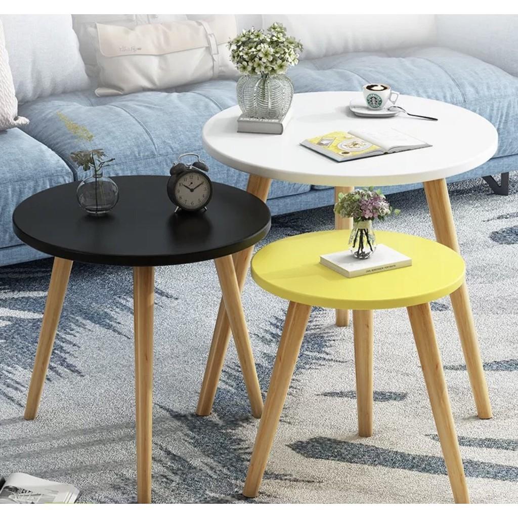 Bàn sofa, bàn trà vintage chân thấp 30cm hoặc chân cao 48cm.
