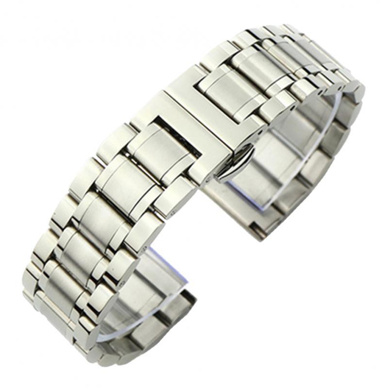 Stainless Steel Wristwatch 16-24mm Antirust