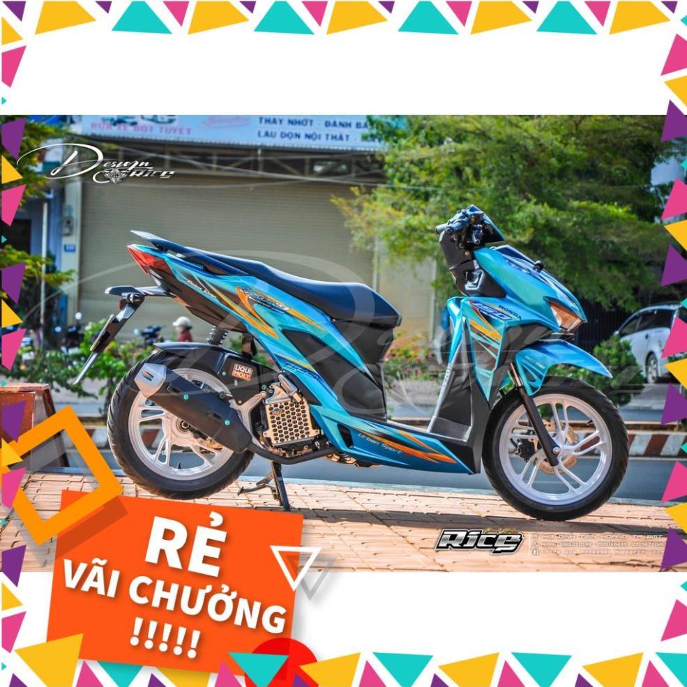 Tem Rời Vario 150 Mẫu Lửa Xanh Vàng Đen Chữ Vario 150