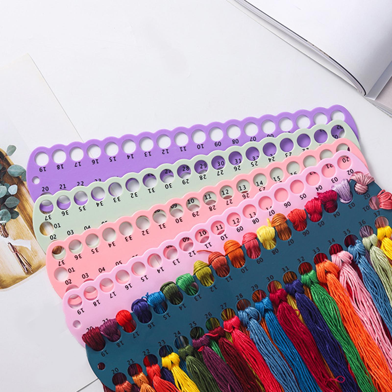 6Pcs Embroidery Floss Organizer Cross Stitch Threads Holder Storage Tool Accs