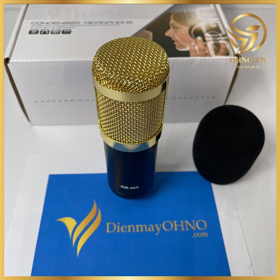 Mic Thu Âm Livestream Hát Karaoke Thu Âm Cho Điện Thoại Cao Cấp BM 901 Micro thu âm