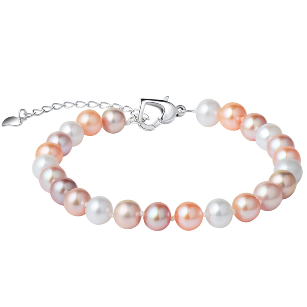 Vòng Tay Ngọc Trai Nước Ngọt Thiên Nhiên Cao Cấp - Sắc Màu Tình Yêu - Trang Sức Cô Tấm - COLORFUL PEARL - CTJ3810