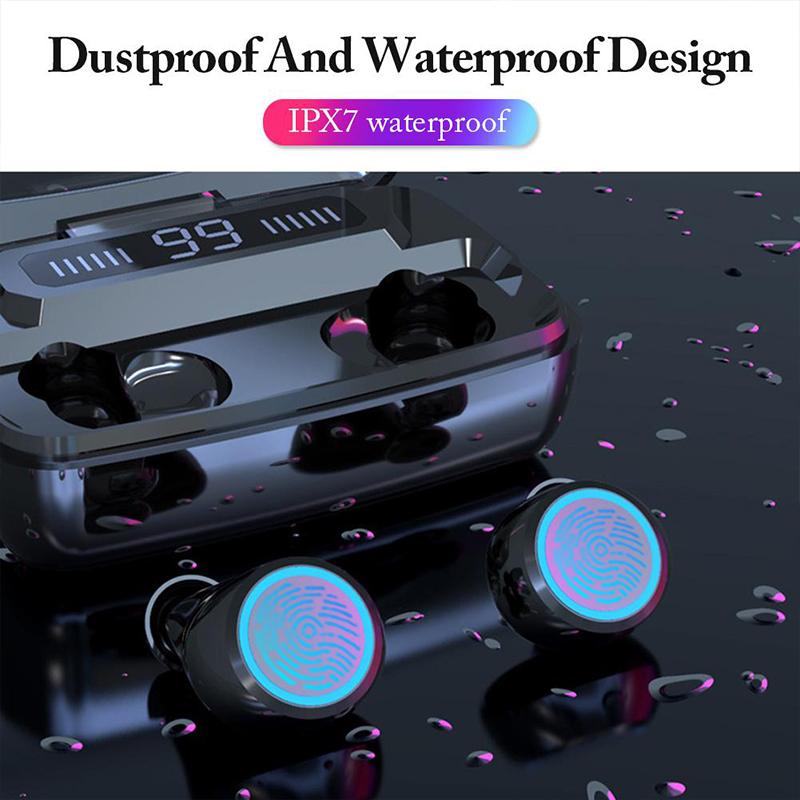 M11 TWS Bluetooth Tai Nghe 5.0 Thể Thao Chống Nước Tai Nghe Không Dây Nghe Nhạc Stereo Tai Nghe Dành Cho IOS Android Huawei Và Xiaomi