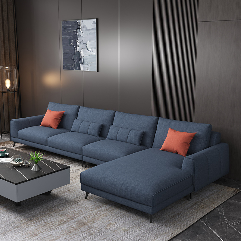 Ghế Sofa Góc L Cho Phòng Khách Sang Trọng Tặng Bàn Sofa Mã HG-13