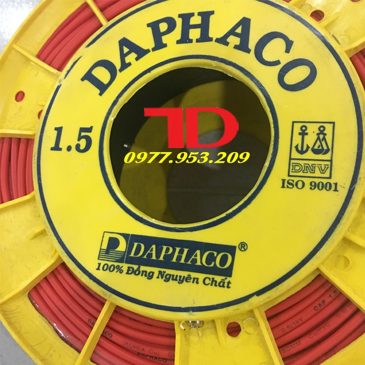 DÂY ĐIỆN ĐƠN DAPHACO 1.5 - 100 MÉT