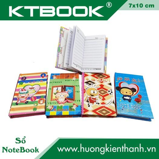 Sổ Bìa Cứng ghi chép NoteBook KTBOOK Khổ Nhí size 7 x 10 cm