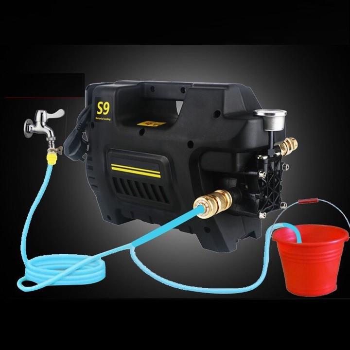 Máy rửa xe ô tô, xe máy cao áp, áp lực cao, máy phun rửa xe, tưới vườn