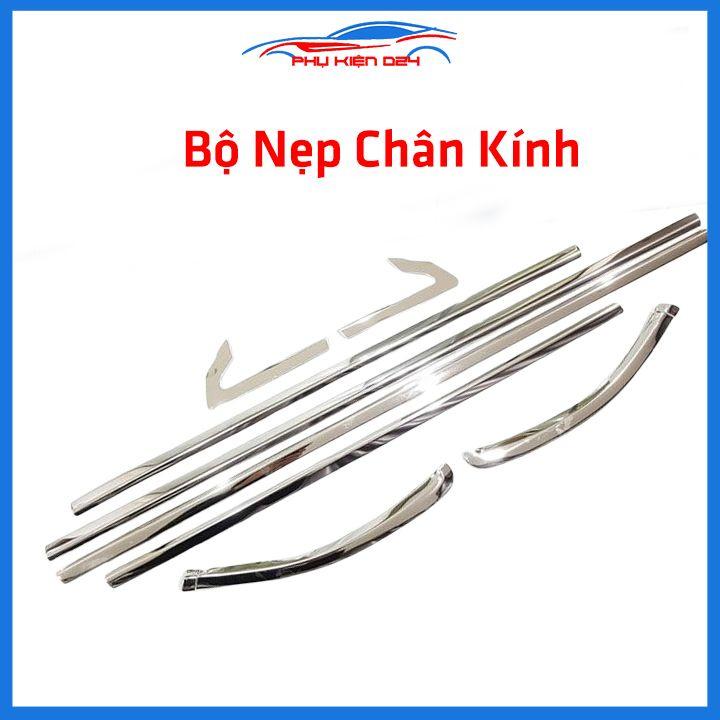 Bộ nẹp viền chân kính cong kính City 2021-2022 Inox sáng bóng chuẩn form xe