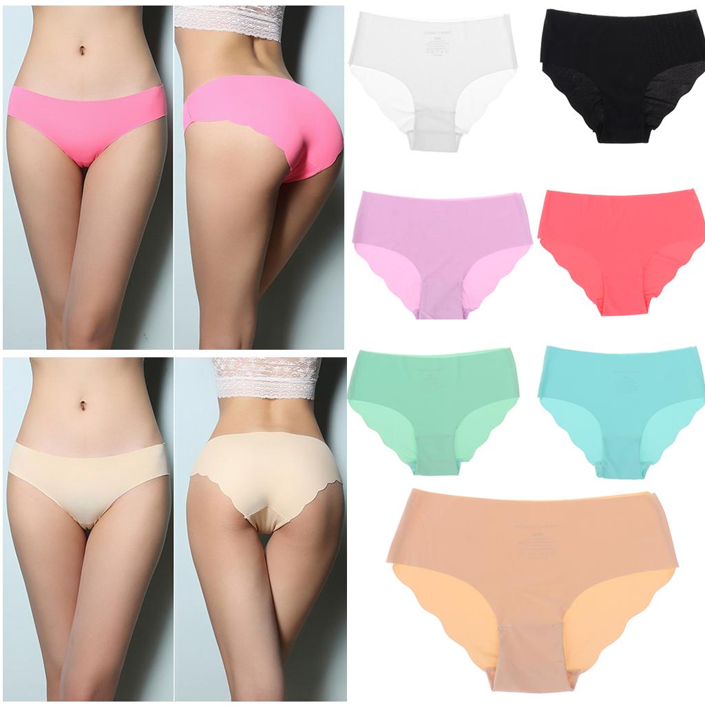 Women Soft Comfort Underpants Seamless Lingerie Briefs Hipster Underwear Panties