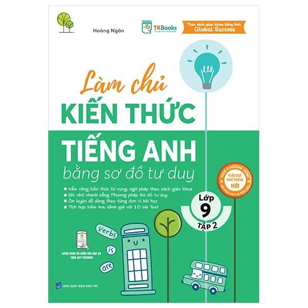 Làm Chủ Kiến Thức Tiếng Anh Bằng Sơ Đồ Tư Duy Lớp 9 - Tập 2 - Bản Quyền