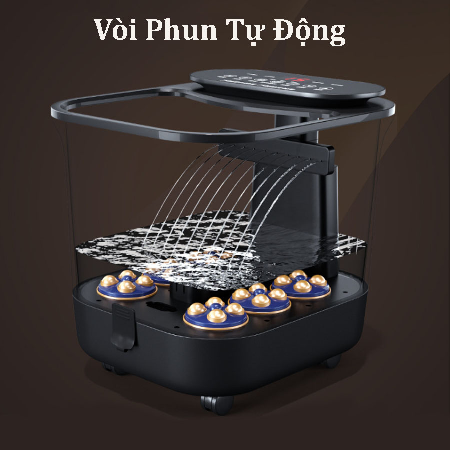 Bồn Ngâm Chân VISPO VP-BN23 - Massage Tự Động, Làm Nóng Và Giữ Ấm Nước 43-47°C, Massage Lòng Bàn Chân Cải Thiện Giấc Ngủ