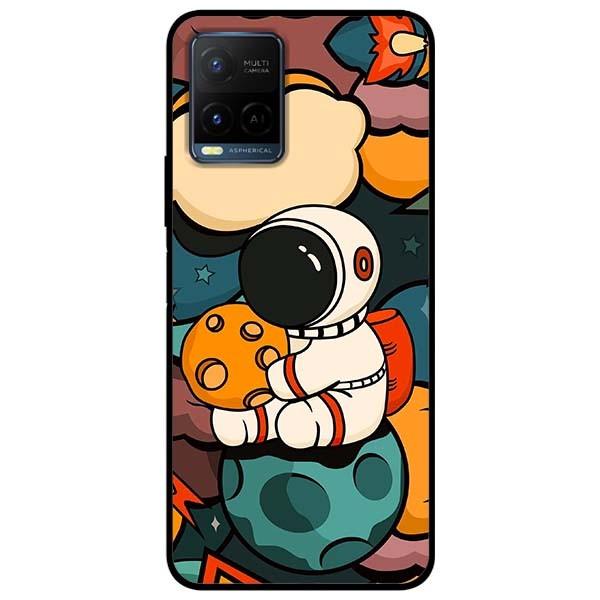 Ốp lưng dành cho Vivo Y21 - Vivo Y21s mẫu Ôm Vũ Trụ