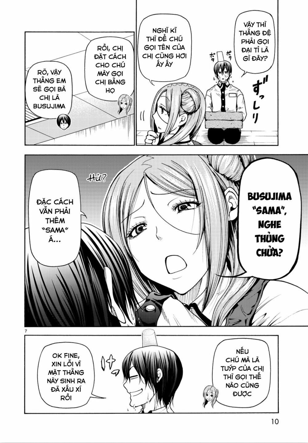 cô gái thích lặn - grand blue chapter 34 6