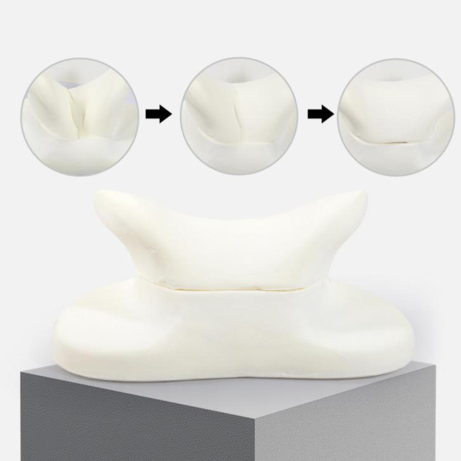 Travel Pillow Memory Foam Neck Pillow Support Pillow Portable Compact & Yellow